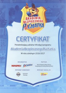 certyfikat puchatek